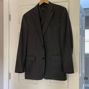 Gray Jacket, Vest and Pants. Sold together.